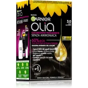 Garnier Olia permanentna barva za lase odtenek 3.0 Nero Naturale 1 kos