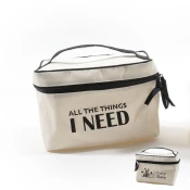 Mhome Essentials torba lepotna Beauty 20x12x12cm / več vzorcev / poliester, bombaž