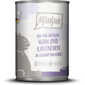 Mjamjam Mačja hrana - piščanec, zajec in buča - 400 g