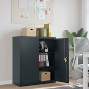 Ormaric za spise antracit 90 x 40 x 105 cm celicni