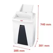 HSM securio AF150 uništavač dokumenata + CD medija, trakasti + poprečni rez, 4.5×30mm, razina sigurnosti E-3/F-1/O-3/P-4/T-4, automatski uvlakač papir