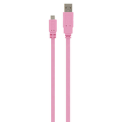 Kabel USB tip A-MUSB tip micro B-M 0.3m Pink - TnB