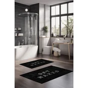 Lessentiel Maison Set prostirki za kupatilo CT-5396, 2 Komada, Bela