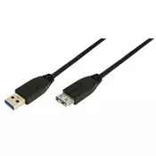 USB 3.0 Produžni kabel Crno 1m CU0041