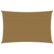 Jedro za zaštitu od sunca 160 g/m2 sivosmede 2,5 x 4,5 m HDPE