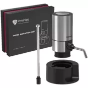 Automatski perlator-dozator za vino Prestigio - PWA104ASB, srebrnast