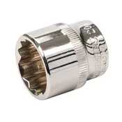 Ključ vtičnice 20 mm 3/8 12-točkovni, kratek Silverline