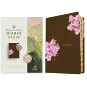 Biblia de Estudio del Diario Vivir Ntv (Sentipiel, Café/Rosa, Índice, Letra Roja)