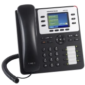 Grandstream GXP2130, 2,8-palčni črtni zaslon LCD, 3 računi SIP, 4 prog. tl., 8 BLF, BT, dvojna vrata Gbit, PoE