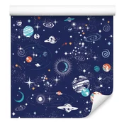 Fototapeta planeti vesolje zvezde za dnevno sobo in spalnico 50x1000 cm