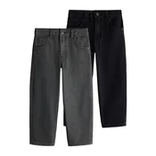 The Set Kavbojke siv denim/črn denim