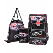 ABC123 TORBA ŠOLSKA 4-DELNI SET LED FORMULA