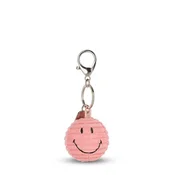 SMILEY obesek za ključe Eco Corduroy, 4,5 cm, roza