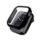 shumee Ovitek za hibridno uro Crong - ovitek s steklom za Apple Watch 45 mm (črn)
