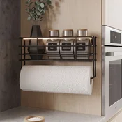 Hanah Home zidna polica Niva, 34 cm, crna