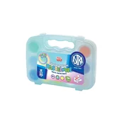 Astra ASTRA Tempera pastelne barve v lončku 12x20ml, plastični etui + čopič, 301122007