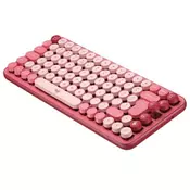 LOGITECH Bežicna tastatura Pop Keys with Emoji/ roza
