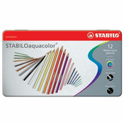 Stabilo BARVICA AQUACOLOR 1612-5 GRT. 12 Kovinski set