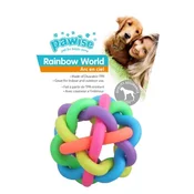 Pawise | Žoga pletena Rainbow 7,5cm