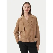 Marella Usnjena jakna Epoca 2613441061 Bež Regular Fit