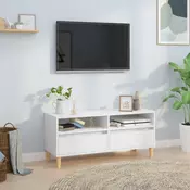 TV ormaric bijeli 100 x 34,5 x 44,5 cm od konstruiranog drva