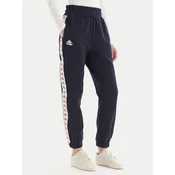 Kappa Spodnji del trenirke 311M8HW R10 Mornarsko modra Regular Fit
