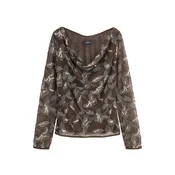 Next Bluza čokolada/zlata