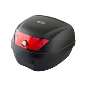Moto kofer zadnji MVX 28 l, crni, sa reflektorom