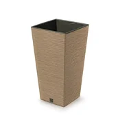 Prosperplast Saksija Furu square eco wood h350w, Braon