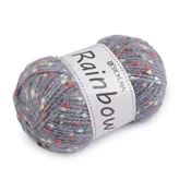 Pletena preja mohair Rainbow 100 g - (03-3) siva