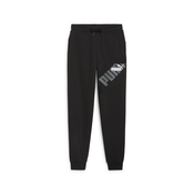 Puma Spodnji deli trenirke PUMA POWER GRAPHIC SWEATPANTS TR CL B Črna