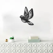 Wallity Zidna dekoracija Swallow Bird, Crna