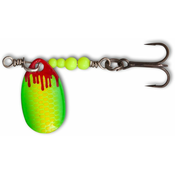 Magic Trout Reel Bloody Spinner UL 1/1,75g Rumena/zelena