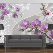 Foto tapeta - Flight of purple orchids 300x210