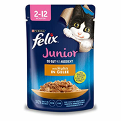 Vrečka FELIX Junior Fantastic s piščancem v želatini 85 g