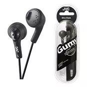 JVC slušalke Gummy črne