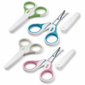 Nuk Baby Health škarje s pokrovom, bež