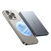 Joyroom Prenosna baterija Powerbank Pro 10000mAh Ultrathin Magnetic PD 20W USB-C Lightning - siva