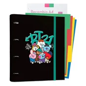 NEW BT21 - Zbirka Street Mood Collection, A4, mape z listi (4 obročki, elastični trak)