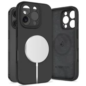 Ovitek Tech-Protect Liquid Silicone MagSafe ovitek iPhone 16 Pro črn (5906302322565)