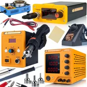Rosfix ROSFIX SET DELAVNICA AMPRUSH RARES-3210 + T12OAS + 858D + TYGEL 160W – 32V 10A, 700W, 230V | ZA LUTANJE IN ELEKTROLIZO, (5000036384)