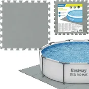 Bestway pjenasta prostirka za bazen SIVA 50cmx50cm 58639