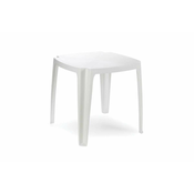 IPAE-PROGARDEN Baštenski plasticni sto Tavolo - beli 75 × 75 × 72 cm