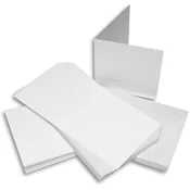 Craft Kuverte+Vizitke, Set 50, 12,7 X 12,7cm, Bele barve, (20728331)