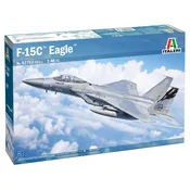 Sklopivi model Italeri Vojska: Zrakoplovi - Americki borbeni McDonnell Douglas F-15C Eagle