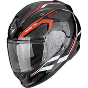 Scorpion EXO-491 KRYPTA kaciga za motocikle s punim licem, crno-crveno-bijela