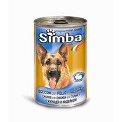 Konzerva za pse Simba Piletina / curetina - 1230 g