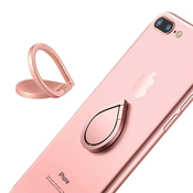 Držalo za telefon Ring Drop za maksimalno priročnost - roza