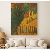 Wallity Dekorativna slika na platnu, 50x70cm, Šarena