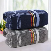 King Shore Set peškira, 36x72cm, 2 komada, Teget-sivi